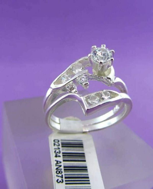 ANILLO JACKET DE CIRCONIA BLANCA DE DIFERENTES ESTILOS 1-02134