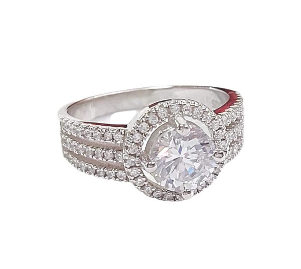 ANILLO CIRCONIA REDONDA CON 3 FILAS DE MICROCIRCONIA 1-06720 2 ANILLO CIRCONIA REDONDA CON 3 FILAS DE MICROCIRCONIA 1-06720