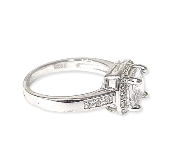 ANILLO CON CIRCONIA CUADRADA CON MICROCIRCONIA 1-07781 2 ANILLO CON CIRCONIA CUADRADA CON MICROCIRCONIA 1-07781