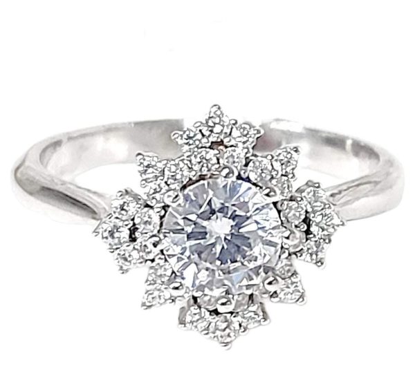 DIJE DE PLATA EN DISEÑO DE CRUZ CALADA CURVAS CON CIRCONIAS BLANCAS 1-10328 2 DIJE DE PLATA EN DISEÑO DE CRUZ CALADA CURVAS CON CIRCONIAS BLANCAS 1-10328