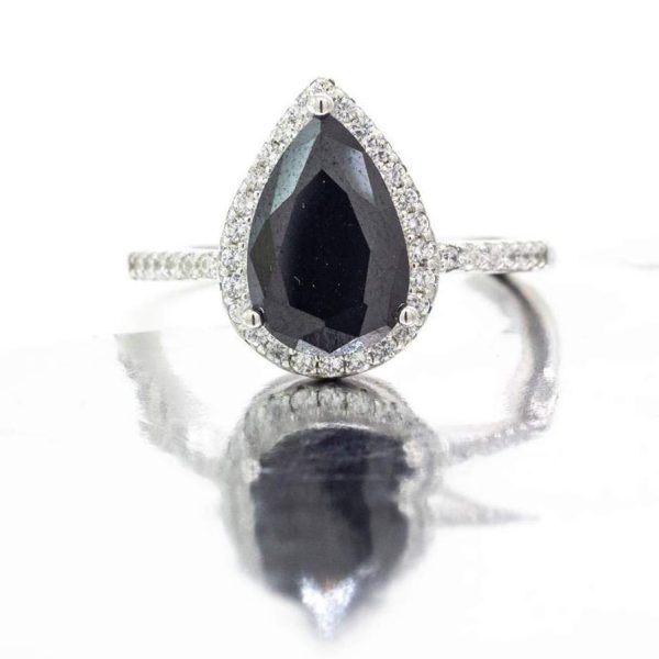 ANILLO GOTA CIRCONIA NEGRA 1-10652 2 ANILLO GOTA CIRCONIA NEGRA 1-10652