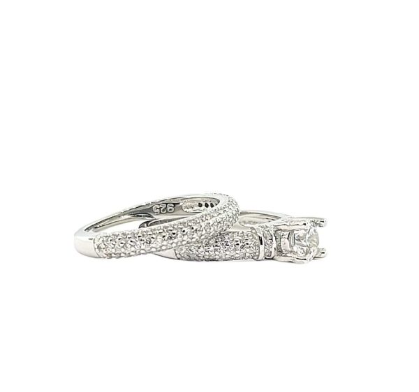 JACKET ANILLO CON CIRCONIA SUSPENDIDA POR 4 PINES DOS LINEAS LISAS DE CADA LADO CON ARGOLLA DE MICROCIRCONIAS 1-12269 3 JACKET ANILLO CON CIRCONIA SUSPENDIDA POR 4 PINES DOS LINEAS LISAS DE CADA LADO CON ARGOLLA DE MICROCIRCONIAS 1-12269 - Imagen 2