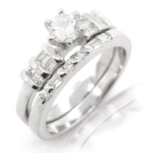 JACKET CON CIRCONIA CUADRADA EN PLATA 9.25 2-09233