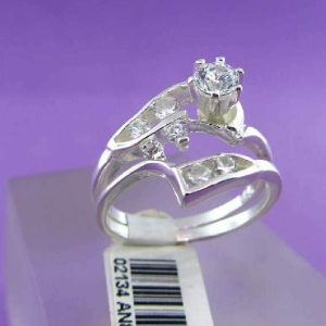 ANILLO JACKET DE CIRCONIA BLANCA DE DIFERENTES ESTILOS 1-02134