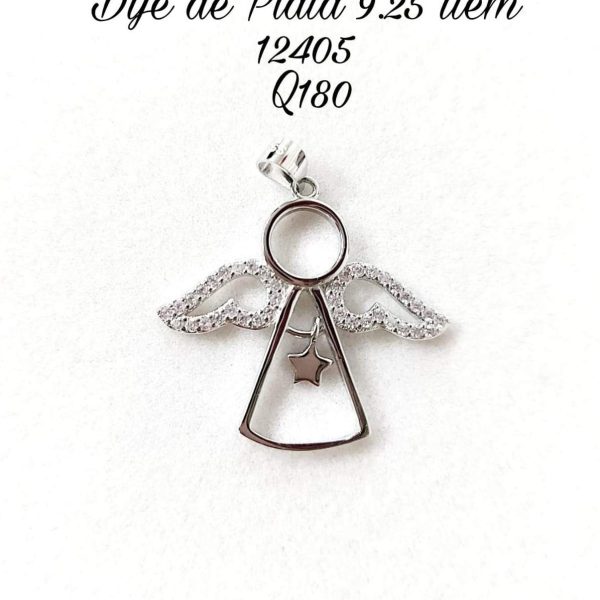 DIJE SILUETA ANGELITO ALAS CON CIRCONIAS 1-12405 2 DIJE SILUETA ANGELITO ALAS CON CIRCONIAS 1-12405