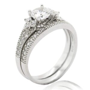 ANILLO JACKET CON 3 CIRCONIAS 1-08900