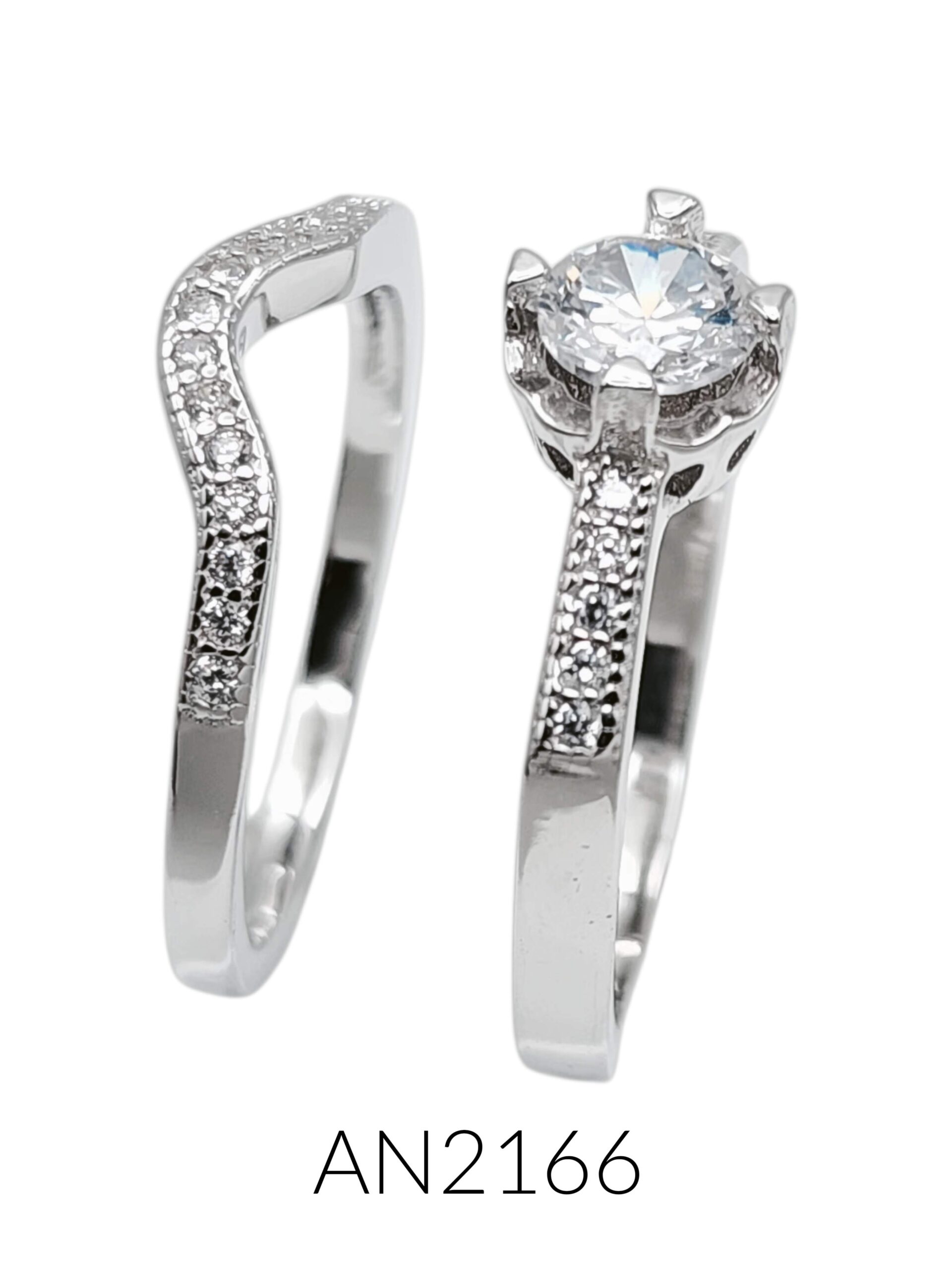 ANILLO JACKET CON MONTURA BAJA PLANO Y ARGOLLA CON ONDA QUE ENLAZA CON EL ANILLO 1-11350 3 ANILLO JACKET CON MONTURA BAJA PLANO Y ARGOLLA CON ONDA QUE ENLAZA CON EL ANILLO 1-11350 - Imagen 2