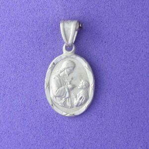 inicio-nuevo 12 MEDALLAS DE JESUS DE PLATA LISA 1-02146