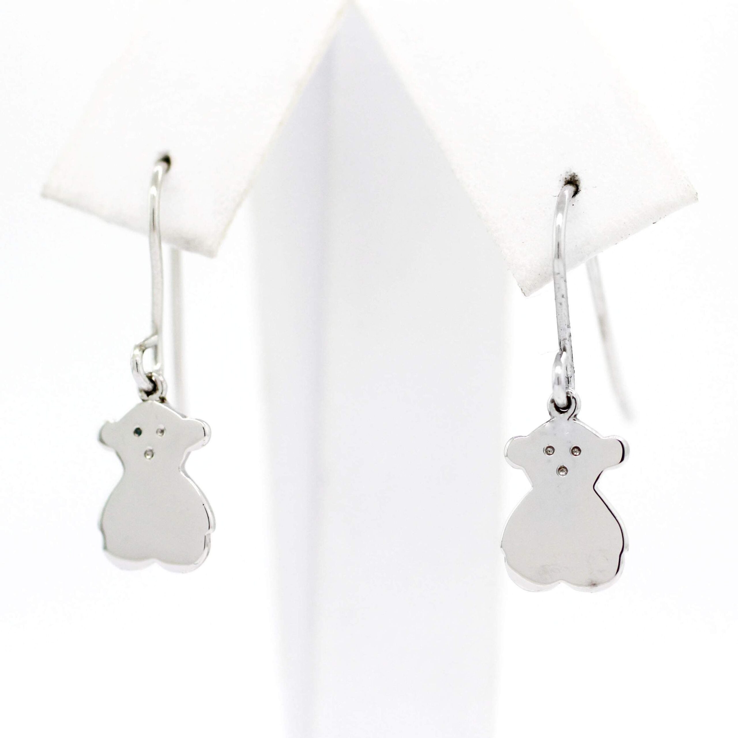 ARETES DE GANCHO DE PLATA 925 CON UN TOUS LISO 1-04577 2 ARETES DE GANCHO DE PLATA 925 CON UN TOUS LISO 1-04577