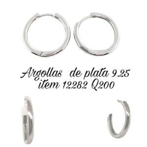 ARETES EN PLATA 9.25 2-12282
